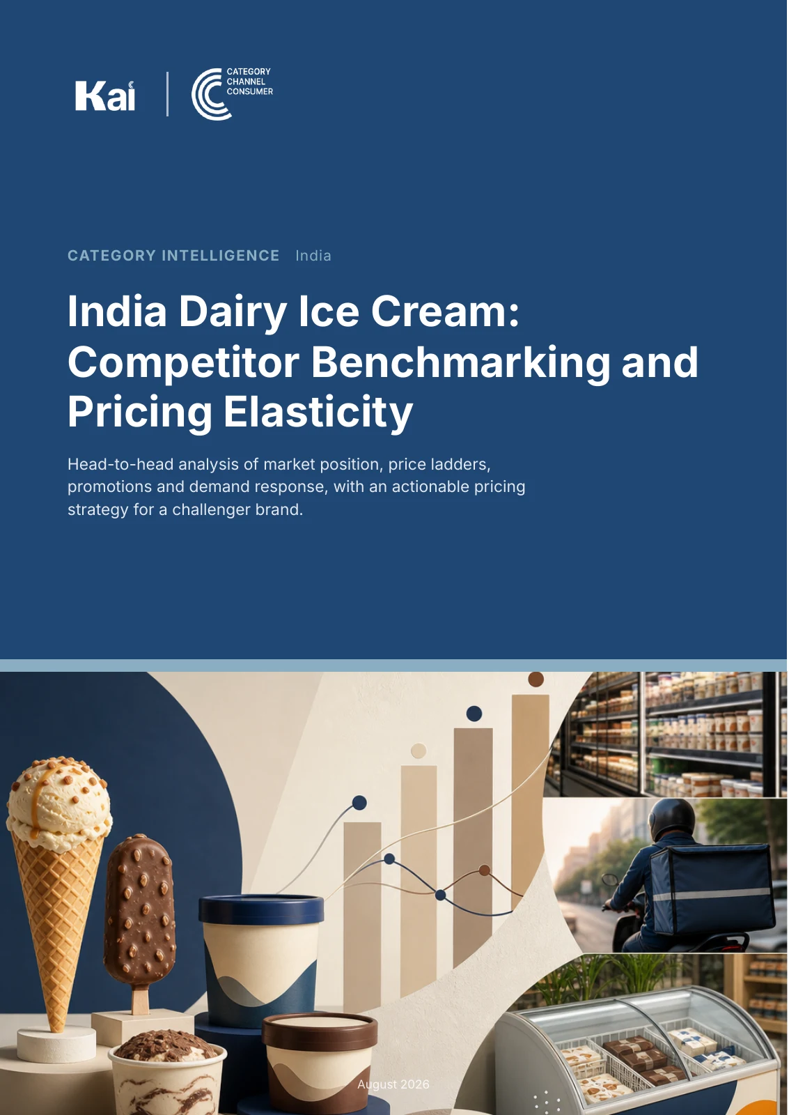 India Dairy Ice Cream: Competitor Benchmarking and Pricing Elasticity cover