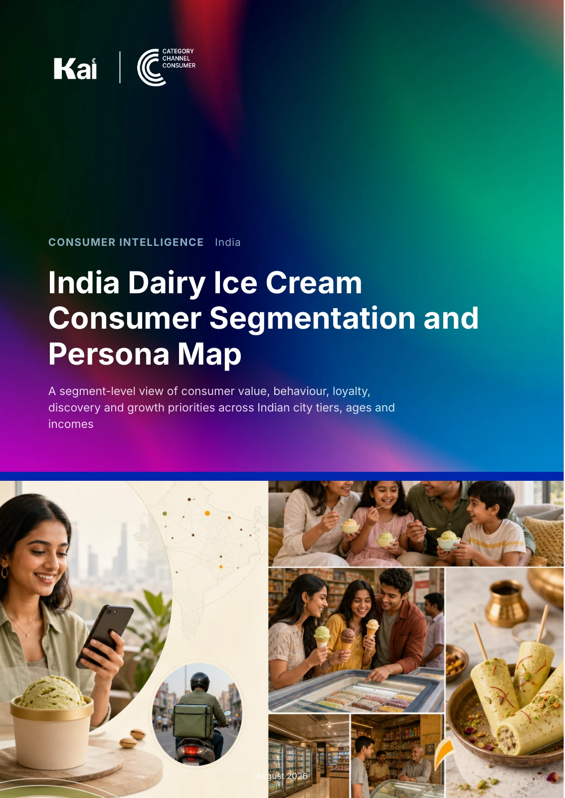 India Dairy Ice Cream Consumer Segmentation and Persona Map cover