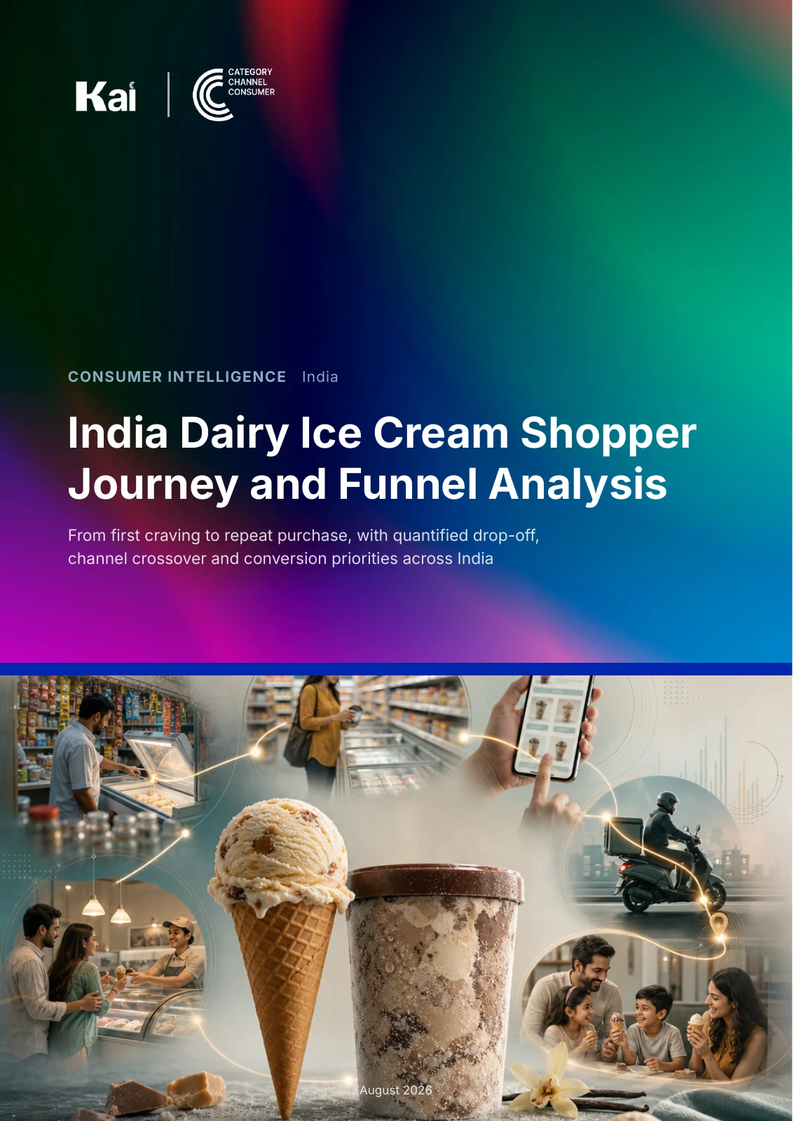 India Dairy Ice Cream Shopper Journey and Funnel Analysis cover